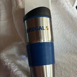 Blue and Silver Travel Mug